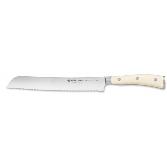 Couteau à pain Classic Ikon blanc 20 cm